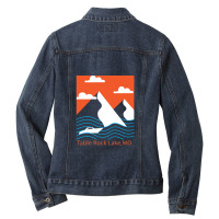 Table Rock Lake Mo Ladies Denim Jacket | Artistshot