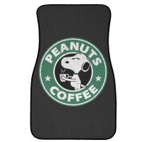 Peanuts Coffee Front Car Mat | Artistshot