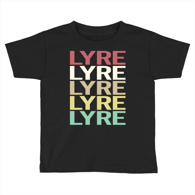 Artistshot Limited Edition Lyre Instrument Toddler T-shirt by lykhongduong9enev3 | Artistshot