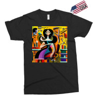 Woman In A Barbershop Exclusive T-shirt | Artistshot