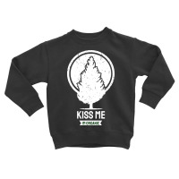 Kiss Me Im Organic Toddler Sweatshirt | Artistshot