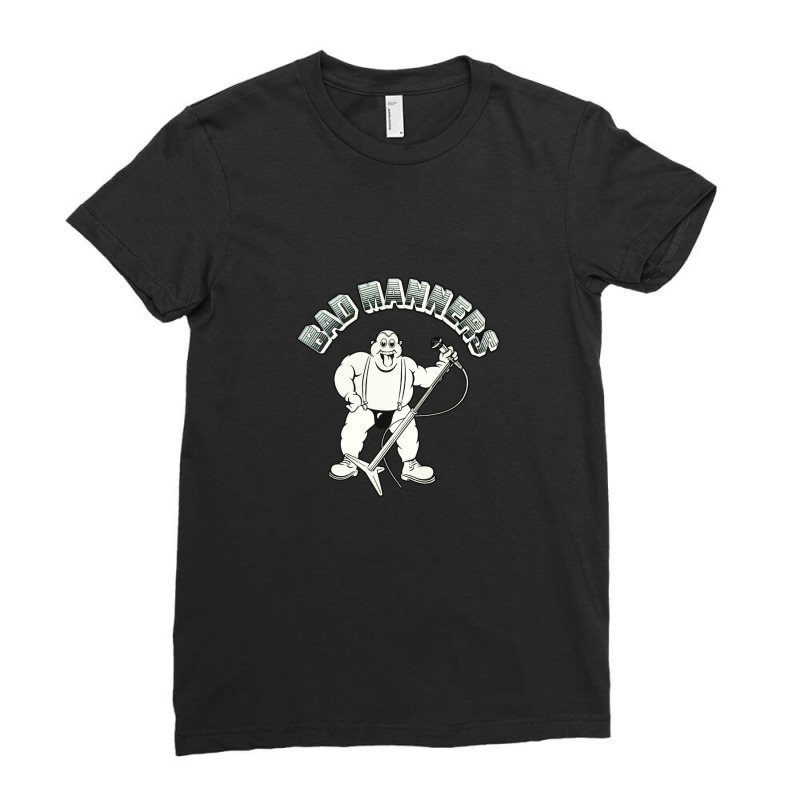 Bad Manners Ladies Fitted T-Shirt by AmyHogan | Artistshot