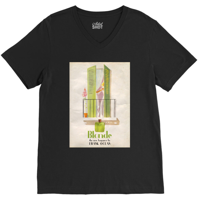 Women Open The Green Door 1950 Frank Classic Poster V-neck Tee | Artistshot