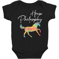 Horse Philosophy Riding Animal Western Style T Shirt Baby Bodysuit | Artistshot