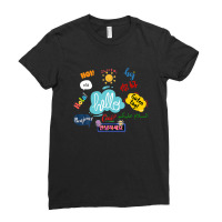 Hello Multilingual Learner Teacher Traveler Back To School Ladies Fitted T-shirt | Artistshot