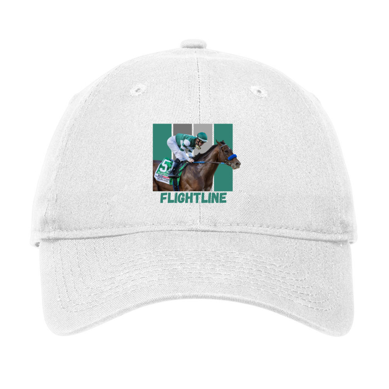 Flightline Horse Racing Thoroughbred Del Mar Santa Anita Long Sleeve T Adjustable Cap by chomibe | Artistshot