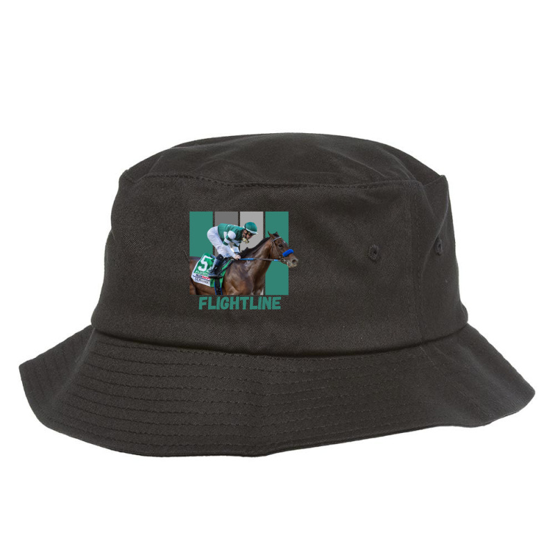 Flightline Horse Racing Thoroughbred Del Mar Santa Anita Long Sleeve T Bucket Hat by chomibe | Artistshot