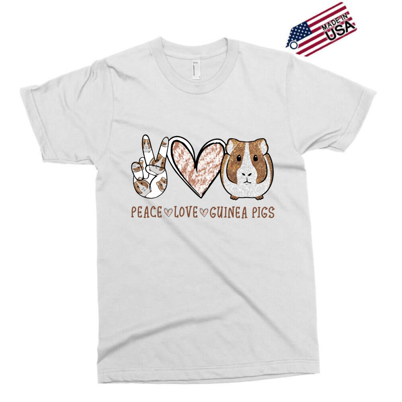 Peace Love Guinea Pigs Exclusive T-shirt | Artistshot