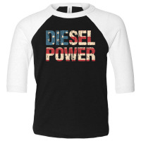 Diesel Power Flag | Truck Turbo Mechanic T-shirt Toddler 3/4 Sleeve Tee | Artistshot