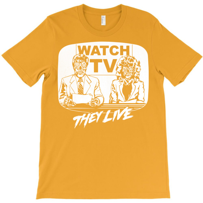 Watch Tv   They Live   Side T-shirt | Artistshot