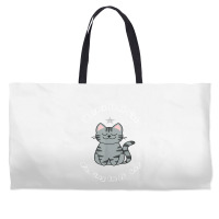 Karma Is A Cat Purring In My Lap Cat Lover T Shirt Weekender Totes | Artistshot