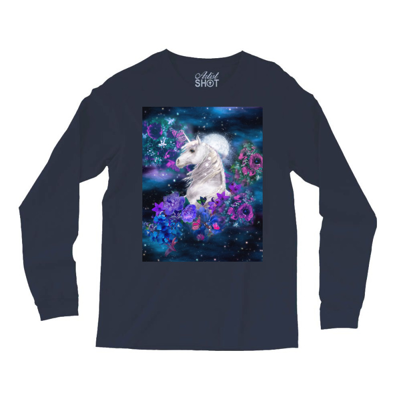 Unicorn And Stars Long Sleeve Shirts | Artistshot