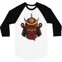 Samurai Warrior Mask Japan Yoroi Menpo T Shirt 3/4 Sleeve Shirt | Artistshot