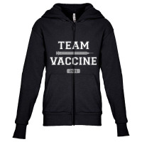 Team Vaccine Vaccinated Pro Vaccination 2021 Doctor Nurse T Shirt Youth Zipper Hoodie | Artistshot