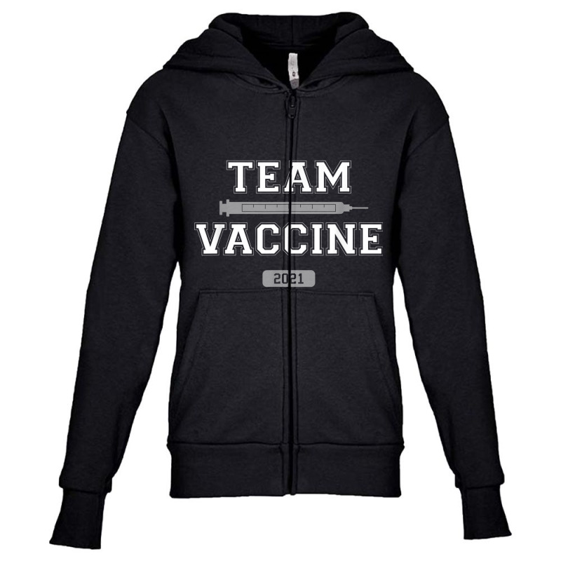 Team Vaccine Vaccinated Pro Vaccination 2021 Doctor Nurse T Shirt Youth Zipper Hoodie by mauthe | Artistshot