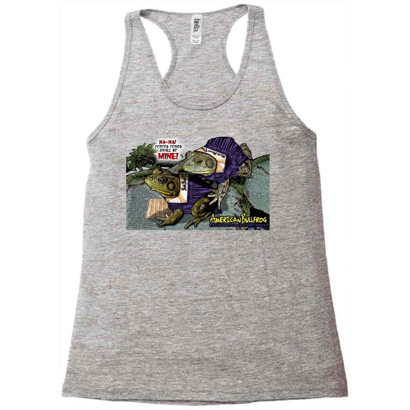 American Bullfrog Choral Aggressions Racerback Tank by ferreejuhas5 | Artistshot