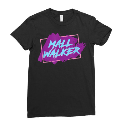 Mall Walker Workout Walking California Style T Shirt Ladies Fitted T-shirt Designed By Sivir5056