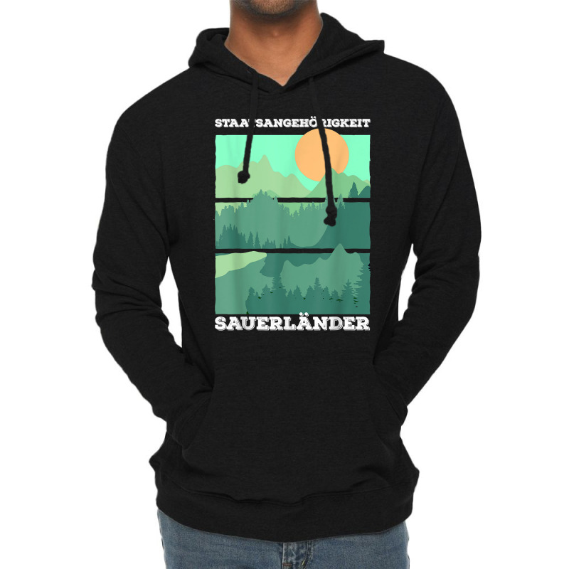 Sauerland Saying State Authority Sauerländer T Shirt Lightweight Hoodie by polioukhi | Artistshot