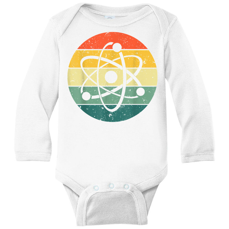 Cool Atom Art Men Women Biology Physics Chemistry Teacher T Shirt Long Sleeve Baby Bodysuit by tamkyfashions | Artistshot