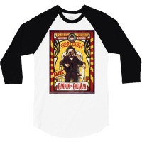 Dandan The Dog Man  Vintage Sideshow Poster 3/4 Sleeve Shirt | Artistshot