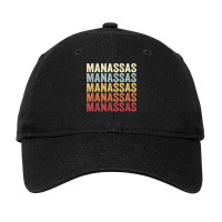 Manassas Virginia Manassas Va Retro Vintage Text T Shirt Adjustable Cap | Artistshot