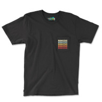 Manassas Virginia Manassas Va Retro Vintage Text T Shirt Pocket T-shirt | Artistshot