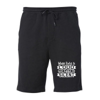 Religious Jesus Christian When Hate Is Loud Lord Fleece Short | Artistshot