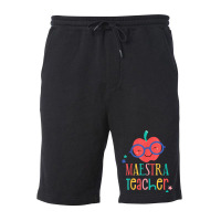 Cute Maestra Teacher T Shirt Fleece Short | Artistshot