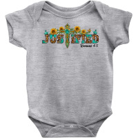 Leopard Sunflower Justified Romans 45 Christian Religious T Shirt Baby Bodysuit | Artistshot