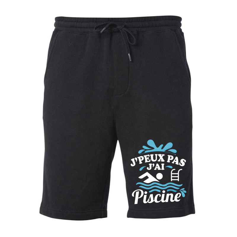 Artistshot Limited Edition Homme Je Peux Pas Jai Piscine Natation Pisc Fleece Short | Artistshot