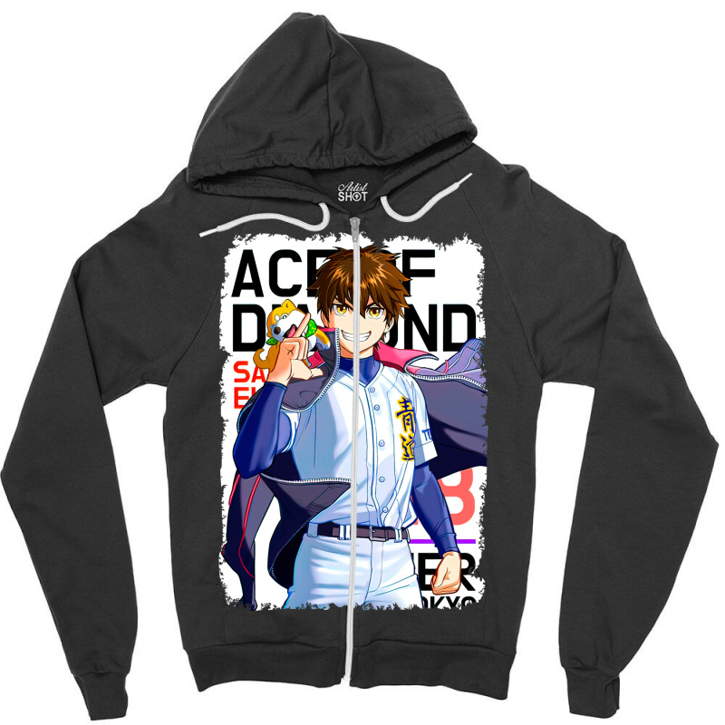 Diamond No Ace Miyuki Zipper Hoodie | Artistshot