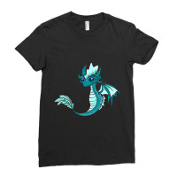 The Water Dragon Cute Kawaii Anime Japanese Ladies Fitted T-shirt | Artistshot