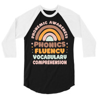 Phonemic Awareness Phonics Fluency Vocabulary Comprehension Pullover H 3/4 Sleeve Shirt | Artistshot