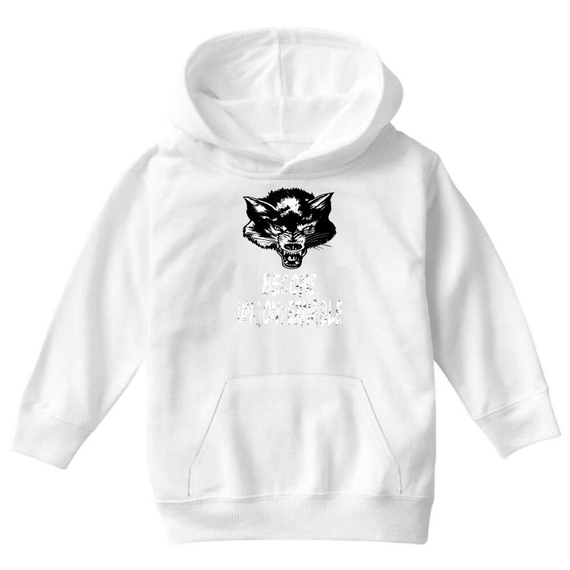 Become Ungovernable With Angry Wolf T Shirt Youth Hoodie by delredske | Artistshot