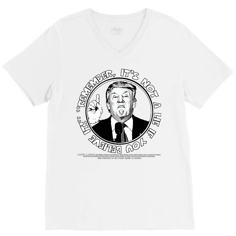 Donald Trump Remember V-neck Tee | Artistshot