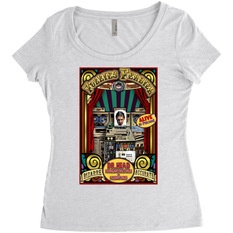 Dr. Head Prognostications & Predictions Sideshow Poster Women's Triblend Scoop T-shirt by nlnodagmanm | Artistshot