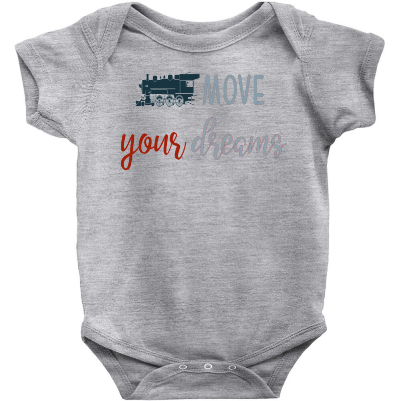 Move Your Dreams Baby Bodysuit by Tanina | Artistshot