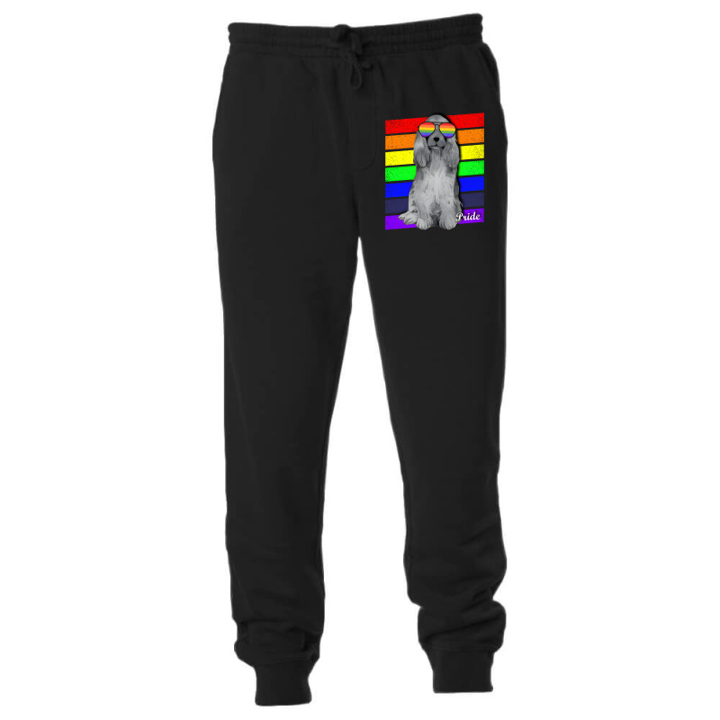 Artistshot Hot Trend Lgbt Brand Clothing Cocker Collection Colored Dog Unisex Jogger | Artistshot