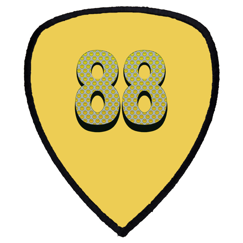 88 Smiley Face Shield S Patch | Artistshot