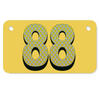 88 Smiley Face Motorcycle License Plate | Artistshot