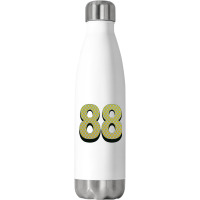 88 Smiley Face Stainless Steel Water Bottle | Artistshot