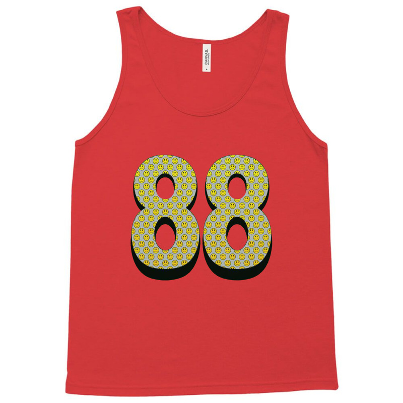 88 Smiley Face Tank Top | Artistshot