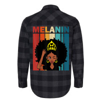 Melanin Black Girl Black Woman Loving Skin Tone T Shirt Flannel Shirt | Artistshot