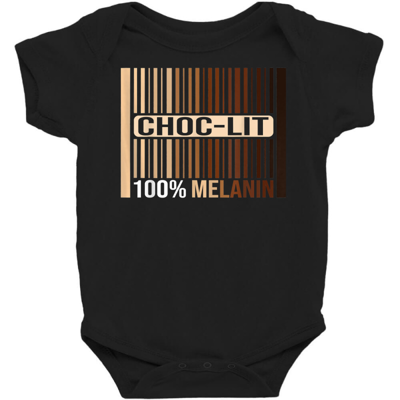 Choclit 100 Melanin Black Woman And Man Dripping T Shirt Baby Bodysuit | Artistshot