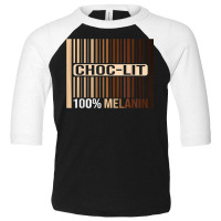 Choclit 100 Melanin Black Woman And Man Dripping T Shirt Toddler 3/4 Sleeve Tee | Artistshot