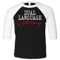 Dual Language Strong School Shirt Bilingual Teacher Gift Toddler 3/4 Sleeve Tee | Artistshot