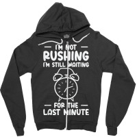 Procrastinating Alarm Clock Procrastinator Work Time T Shirt Zipper Hoodie | Artistshot