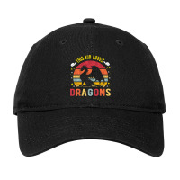 This Kid Loves Dragons Boys And Girls Dragon Gift Adjustable Cap | Artistshot