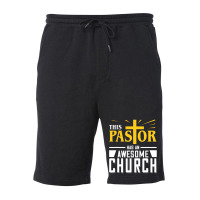 This Pastor Has Awesome Church Fleece Short | Artistshot