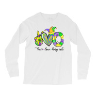 Peace Love King Cake Mardi Gras Tshirt Men Women Kids T Shirt Long Sleeve Shirts | Artistshot